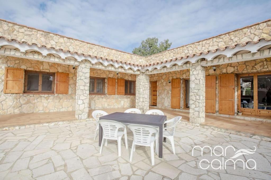 Villa La Roca By Marcalma Les Tres Cales Bagian luar foto
