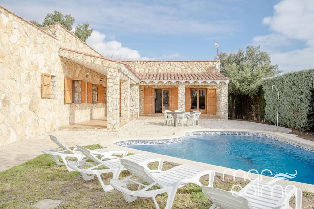 Villa La Roca By Marcalma Les Tres Cales Bagian luar foto
